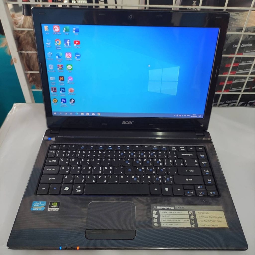 laptop original acer 4752 core.i3 ram 4gb/500gb