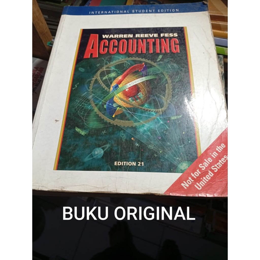 BUKU ORIGINAL Accounting Warren reeve Fess  ( edition 21 )