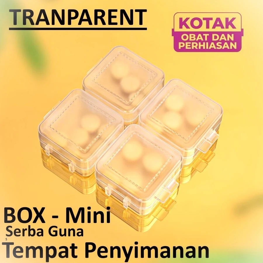 BOX KECIL 3CM x 3 Cm Tempat Penyimpan Serba GUNA - Ring Camera - MEMORY CARD - Memori SIM Ear Save P