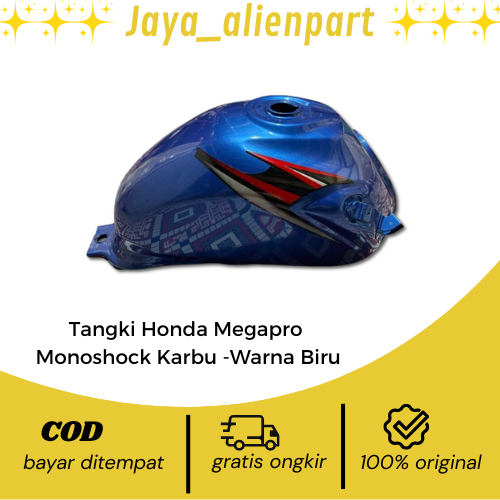 Tangki Honda Megapro Monoshock Karbu Original Copotan Cat Repain Jaminan No bocor Siap Pakai -Warna 