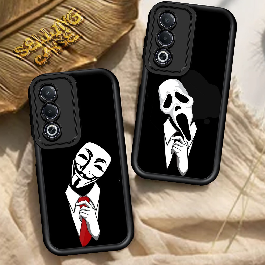 Casing Hp For OPPO A3 PRO 5G 2024 A80 TOPENG Case Handphone Bahan Silicon Glossy Camera Protect