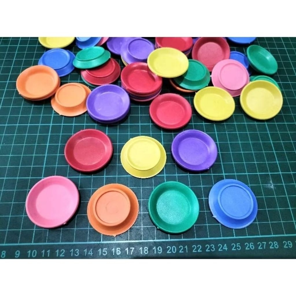 500gram (220pcs) piring mini tebal mainan piring kecil