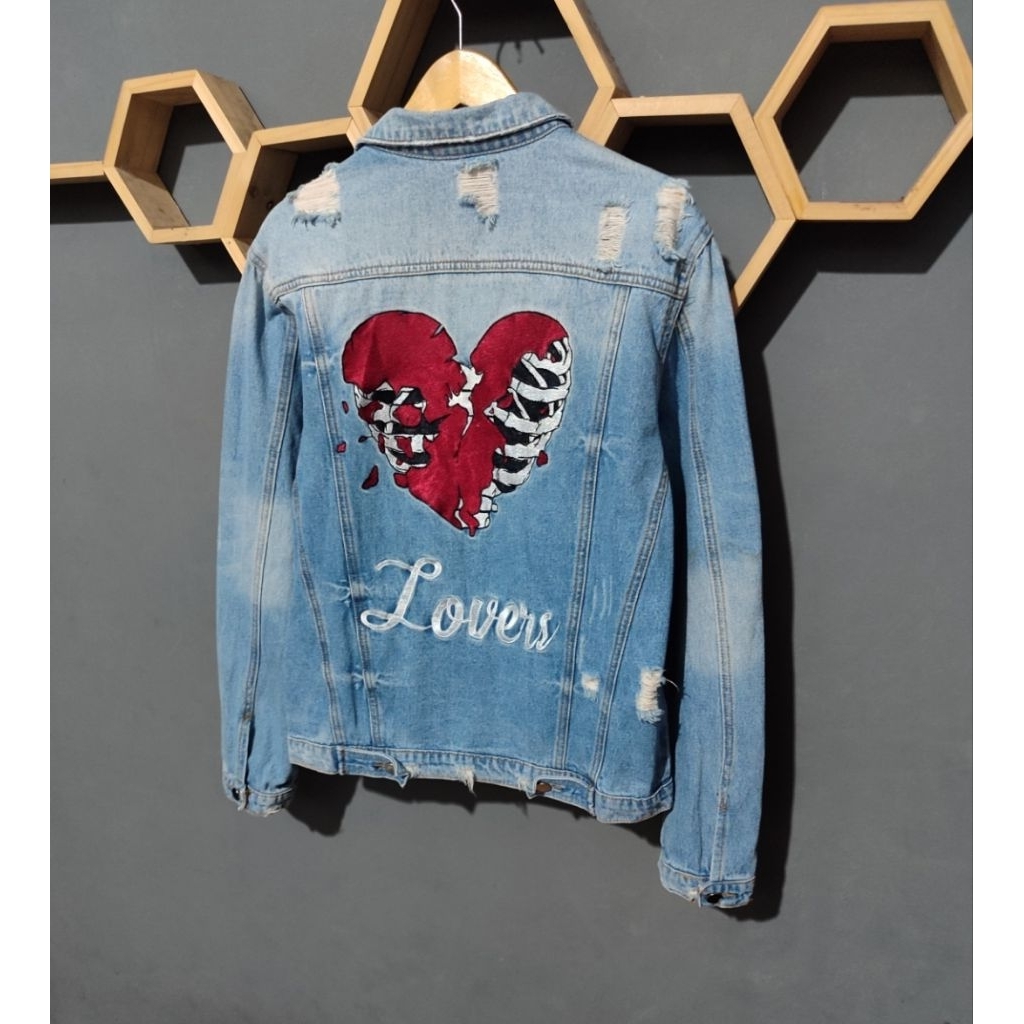 JACKET JEANS RIPED AMIRI SLIMFIT