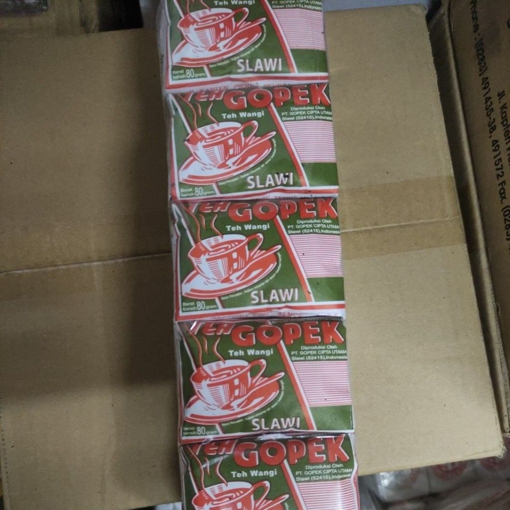 Teh Gopek slawi bubuk 80gr jasmine tea