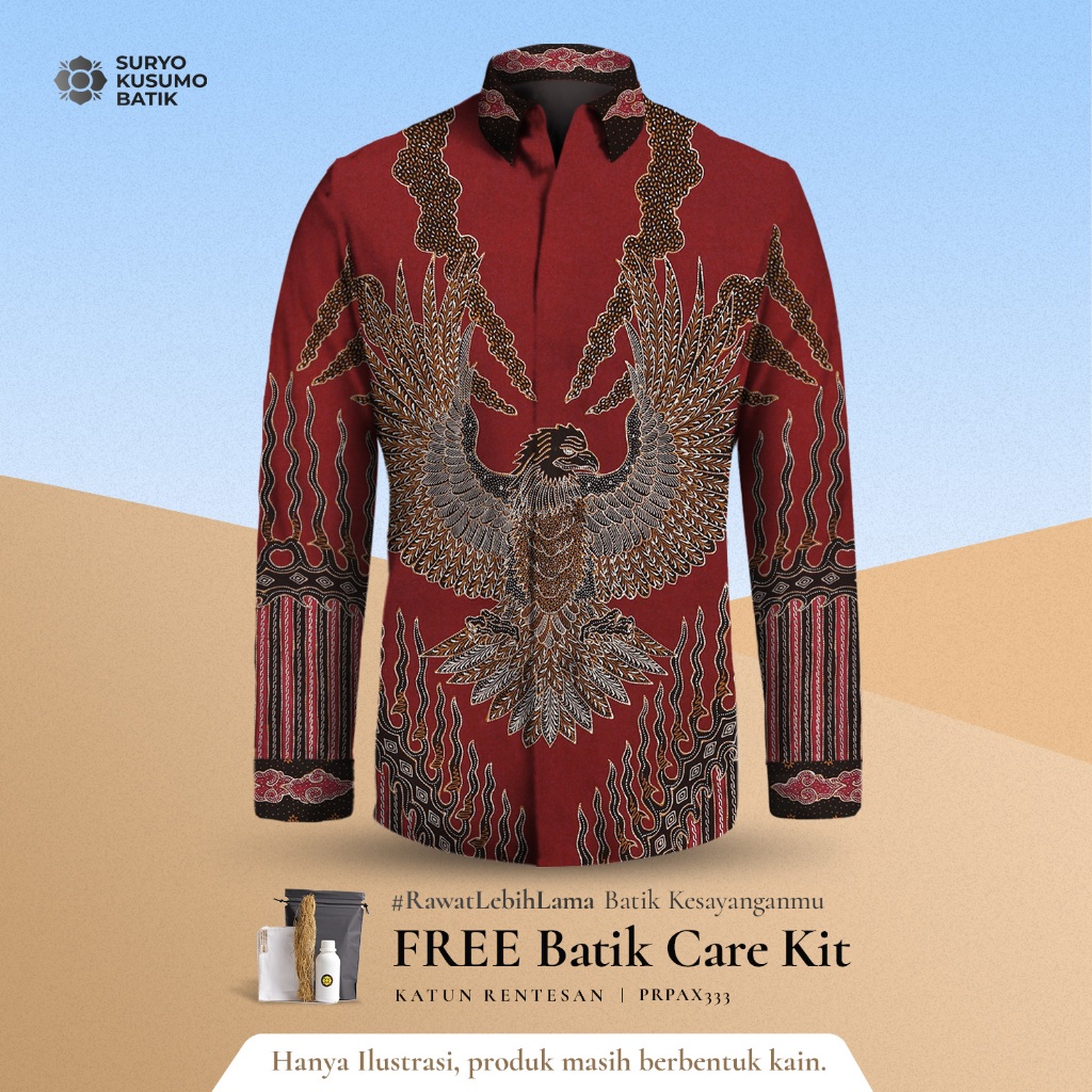 Suryo Kusumo Batik - Kain Batik Tulis Katun Burung Merah