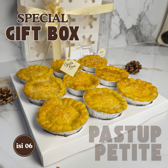 Food Hampers Pastel Tutup Petite Premium Isi 9 | Gift Box Pastup Fresh Baked Surabaya