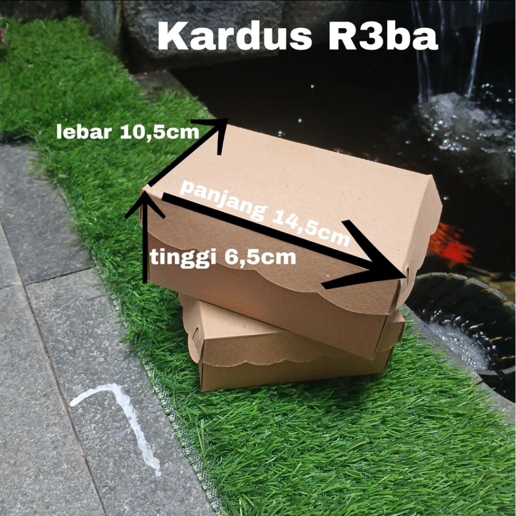 Dus kue R3-Kotak dus kraft/Kotak dus kue/Kotak dus snack