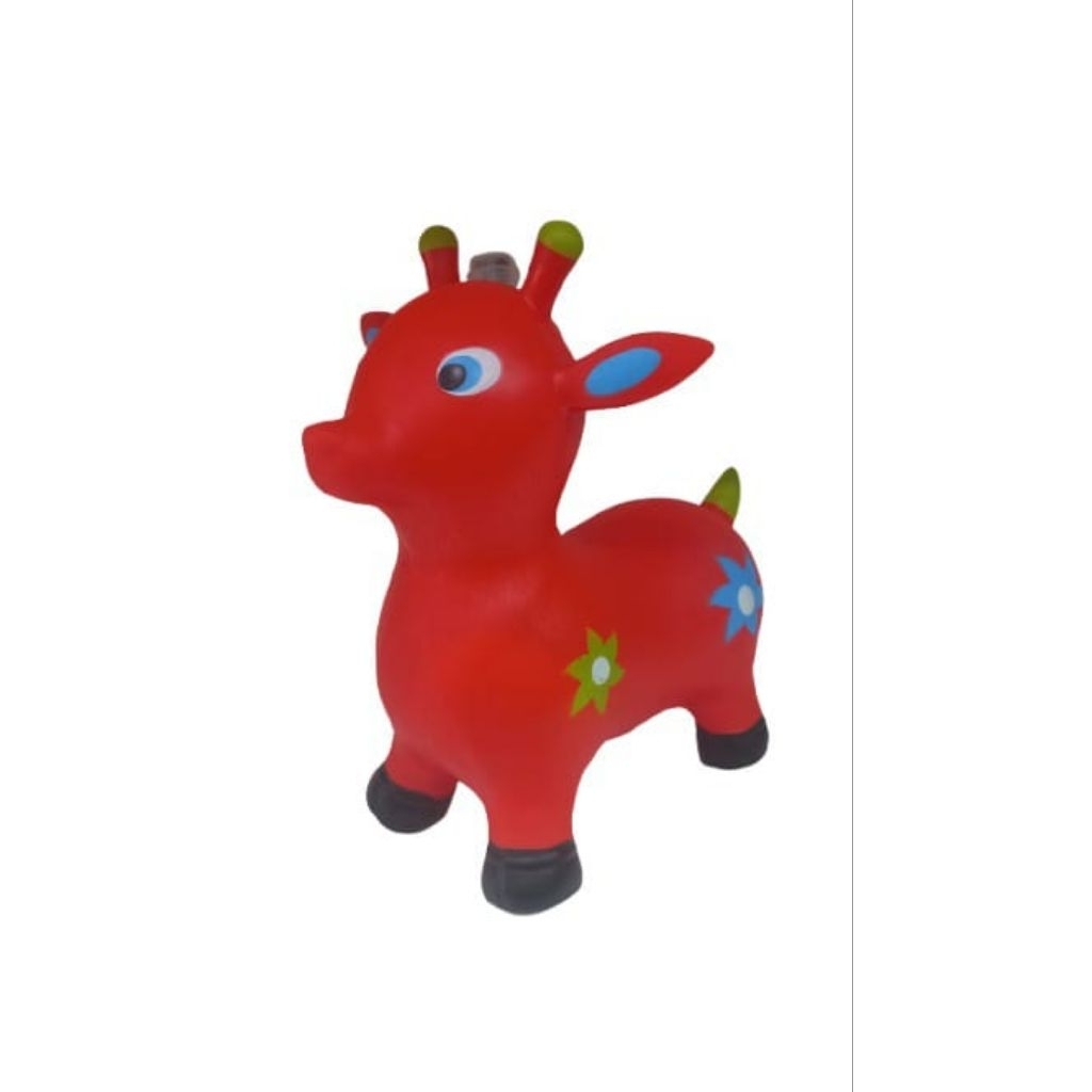 mainan animal jumping karet bentuk rusa