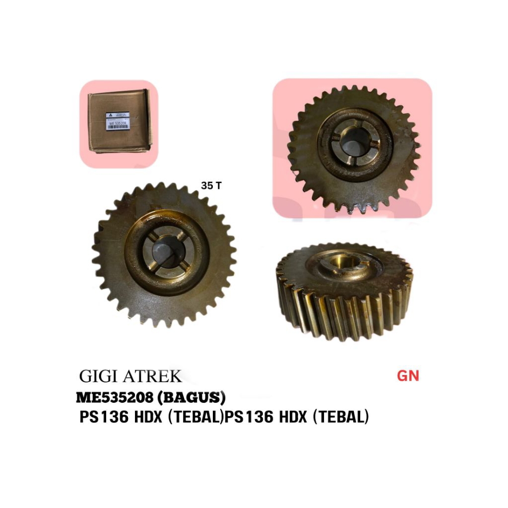 GIGI ATREK PS136 HDX (TEBAL) ME535208 (BAGUS)

