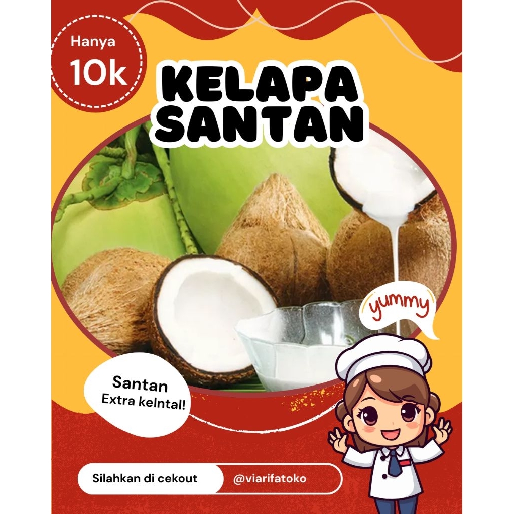 Kelapa tua kelapa santan segar fres