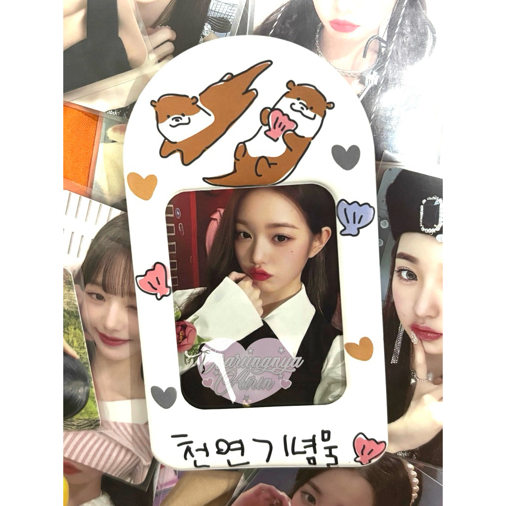 SIGNED WONYOUNG IVE PHOTOCARD FIRST FANSIGN THE PROM QUEEN