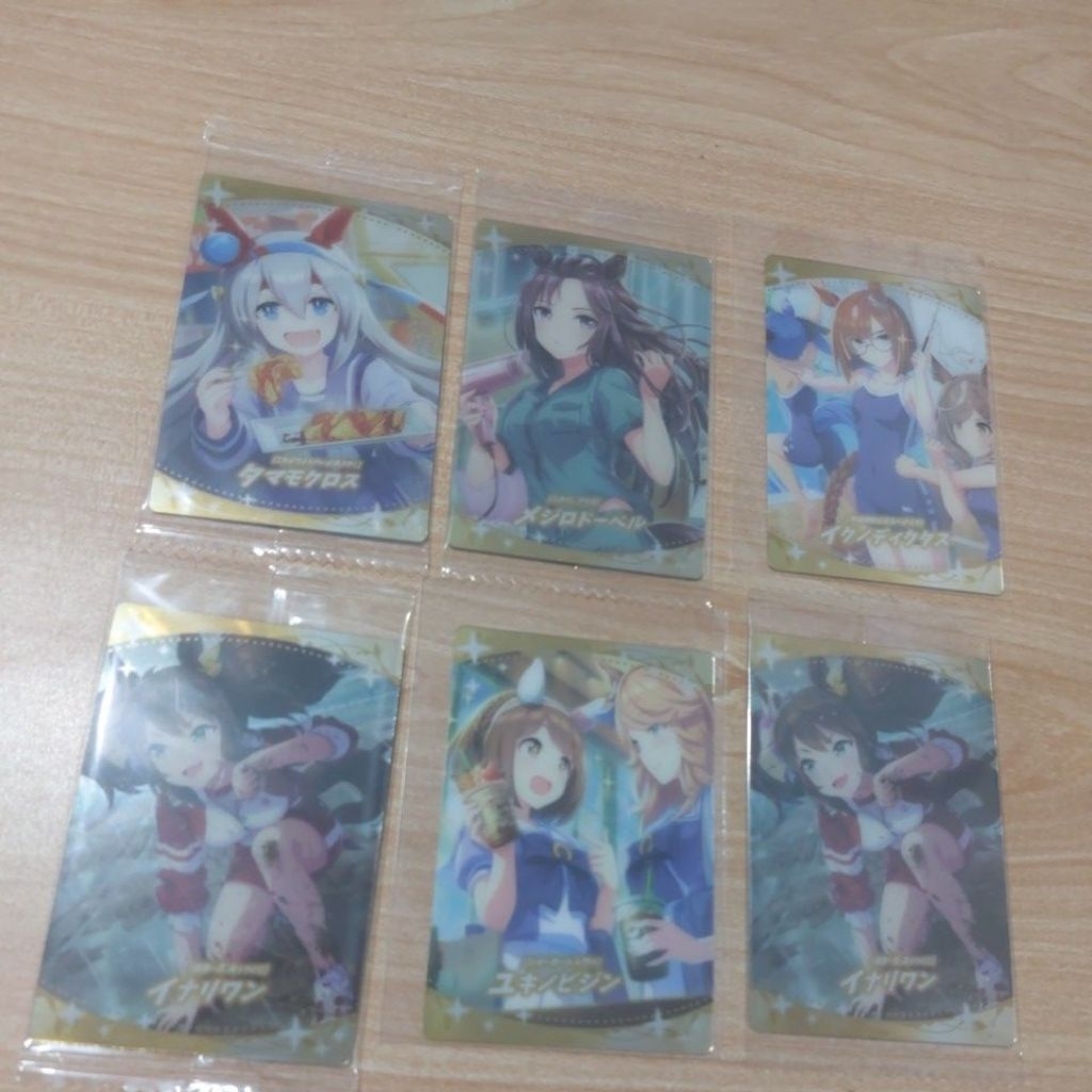 (NEW UPDATE) Wafercard Uma Musume Pretty Derby Tamamo Cross Inari One Yukino Bijin Mejiro Dober Agne
