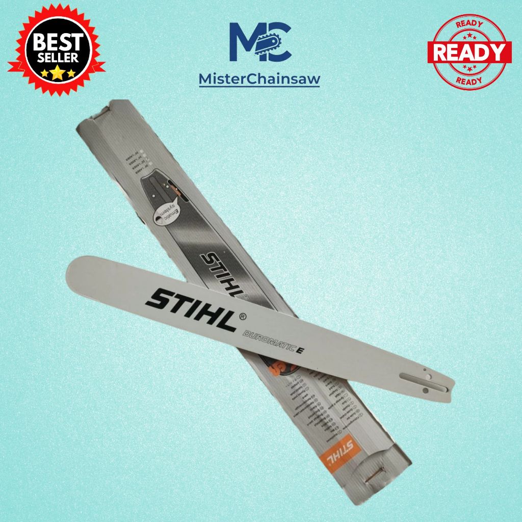 Guide Bar Mesin Gergaji Kayu Chainsaw Stihl 22 Inch Laser Original