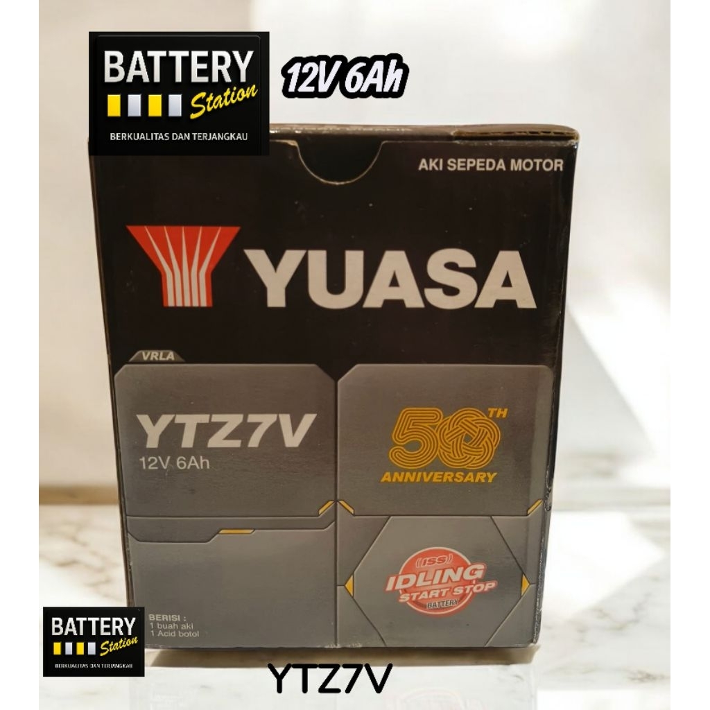 Aki nmax yuasa original aki kering mf yamaha nmax ytz7v