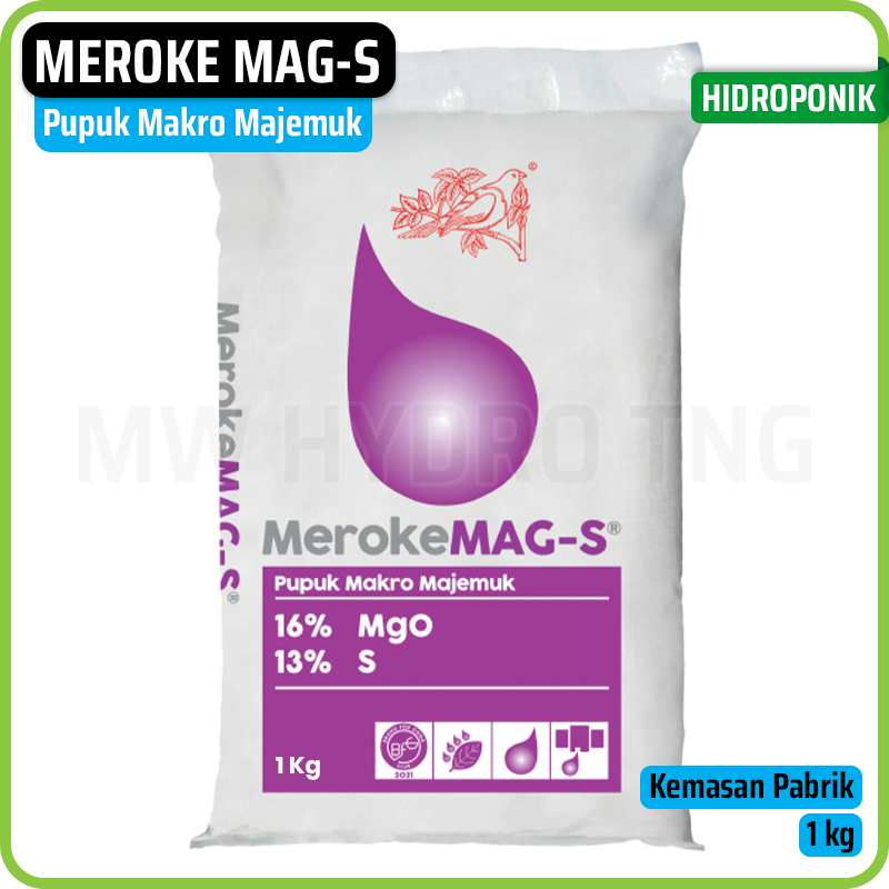 Meroke MAG-S 1 kg - Pupuk Magnesium Sulfat Hidroponik Grade