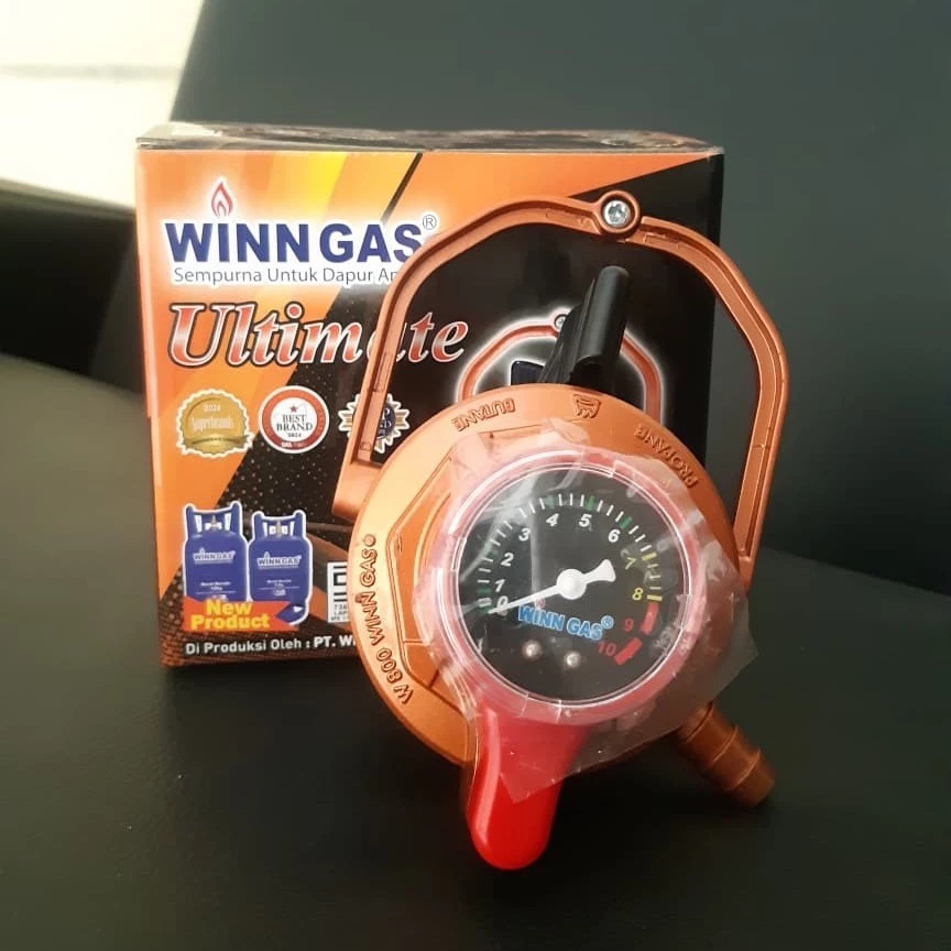 Regulator Winn Gas Tekanan Rendah W800 Pengunci Ganda - W 800 M ULTIMATE - Regulator Winngas W800M