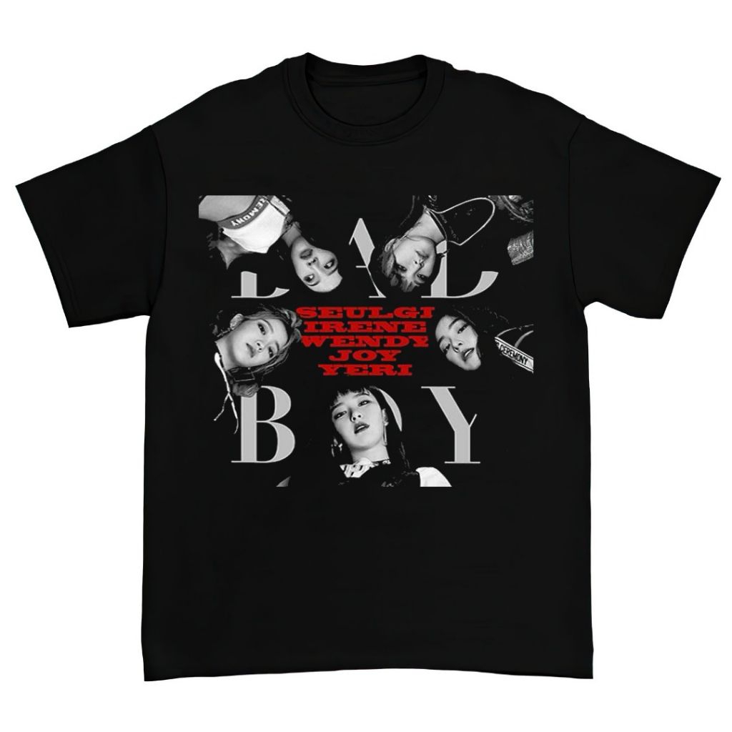 STAYC T-SHIRT REGULER HITAM VINTAGE TEE ATASAN UNISEX BAJU BAND