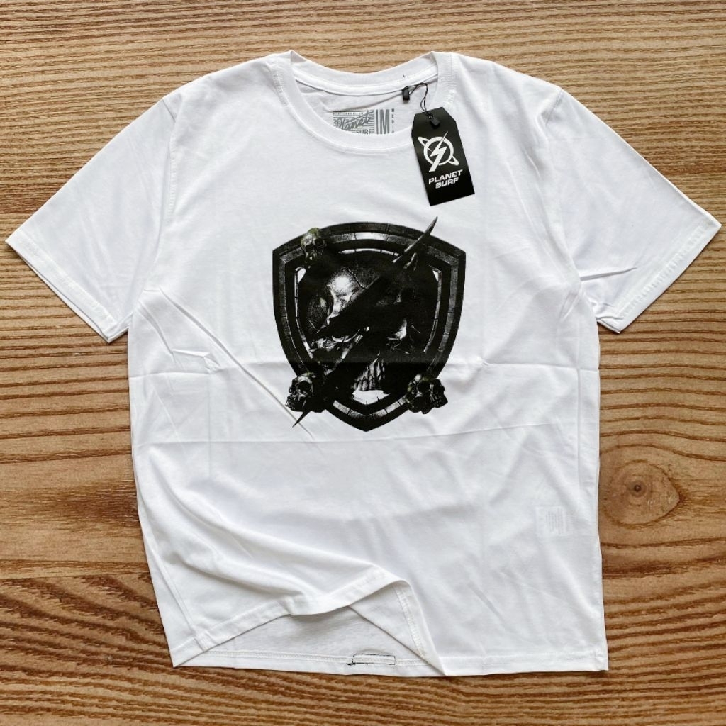 Kaos Surfing PS Pria Planet P442 Baju T-shirt Distro Surf Katun Combed Oblong Cowok Lengan Pendek