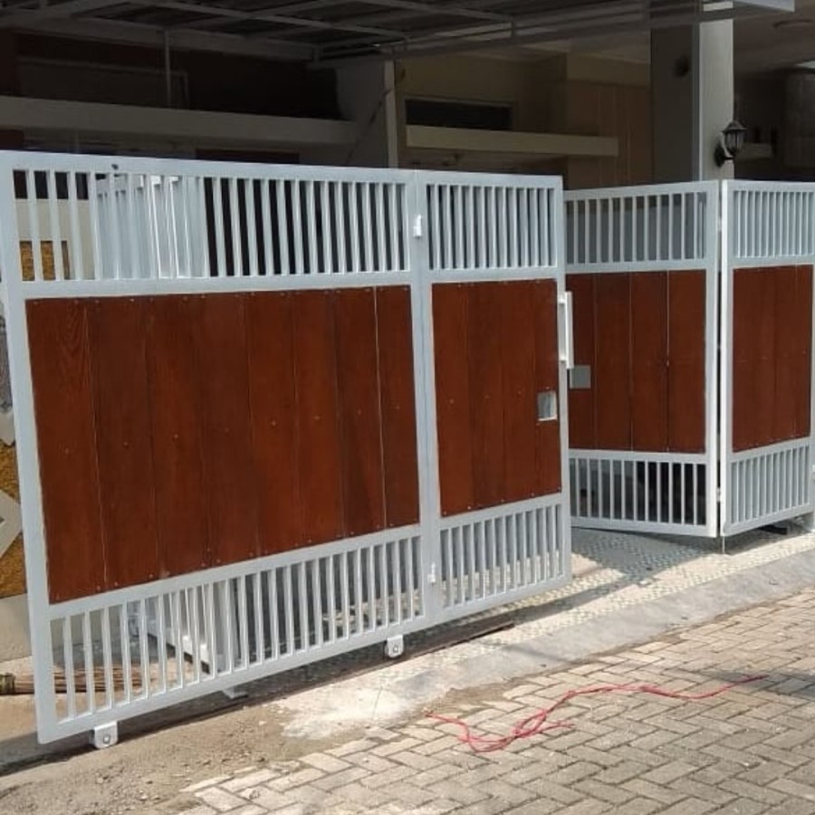 Pagar Conwood Minimalis / Plat Minimalis