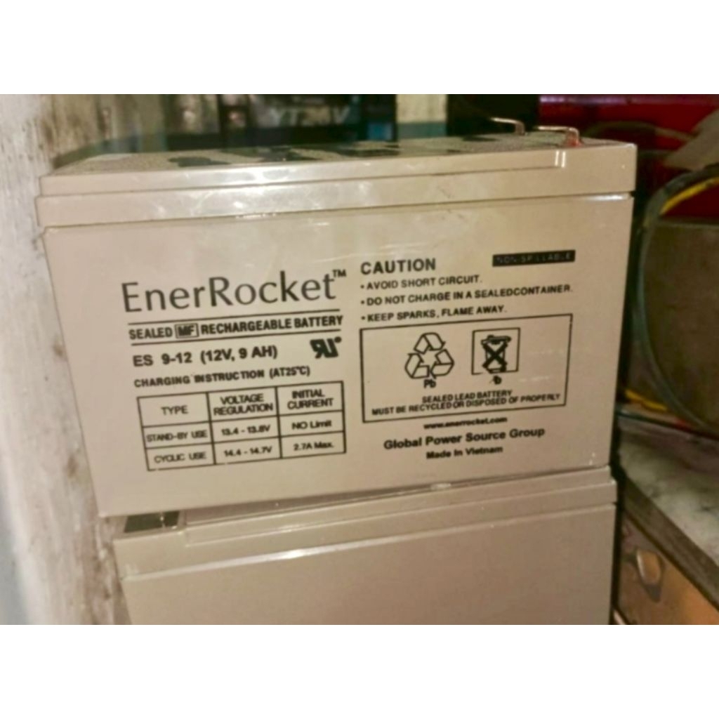 aki ups berbagai macam merek 12 v 9ah second