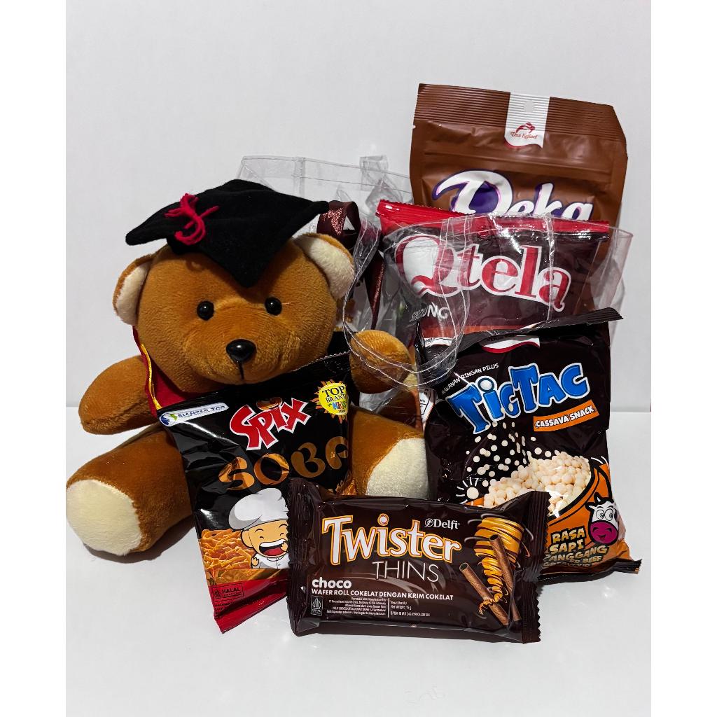 Hadiah Wisuda Gift Snack Bunga Lampu