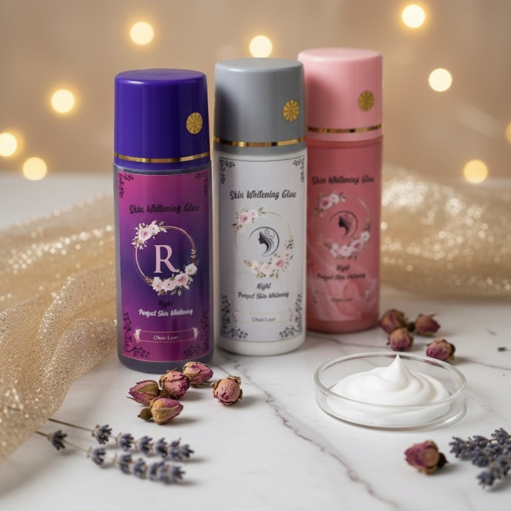 HB Malam Pemutih Badan Original 4x Dosis Glow Whitening