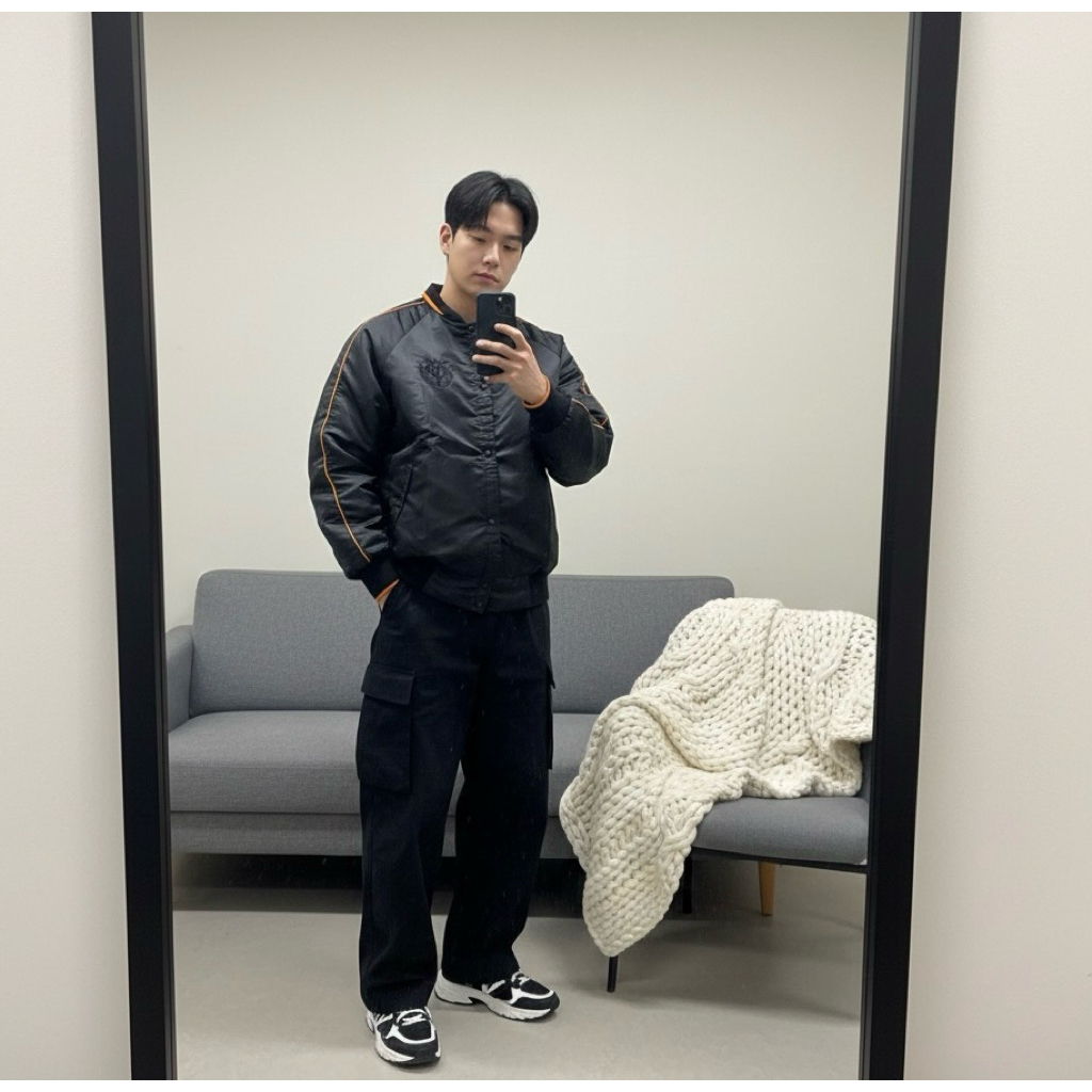 Varsity Jacket Satin Giants