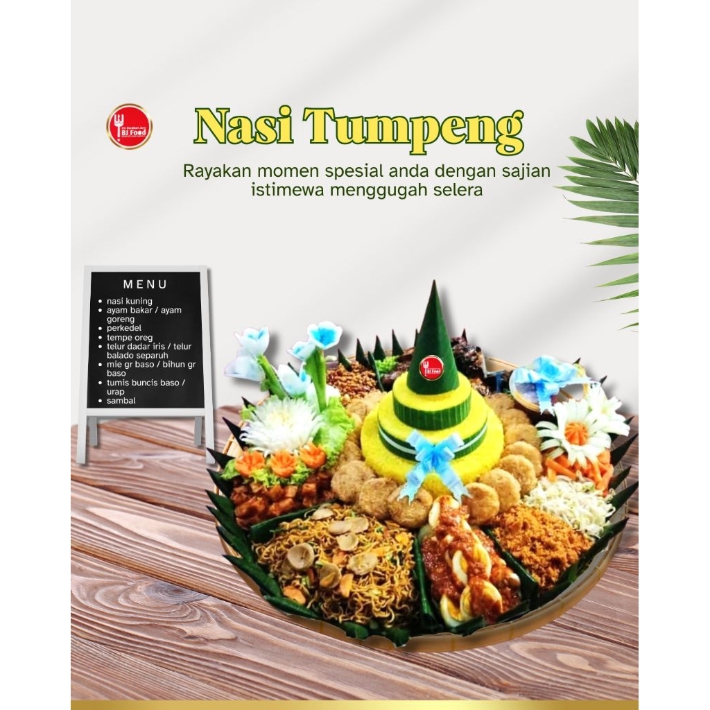 Tumpeng Nasi / Tumpeng nasi kuning / Nasi tumpeng / Nasi kuning / Nasi tumpeng ultah / 10 porsi