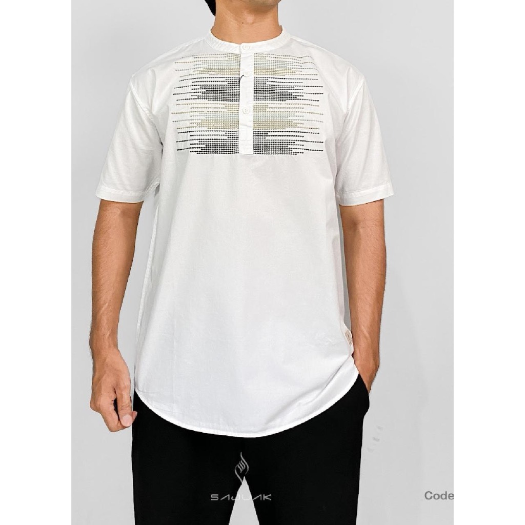 kameja kemko sajuak lengan pendek kemko pria sajuak kemeja muslim pakaian muslim