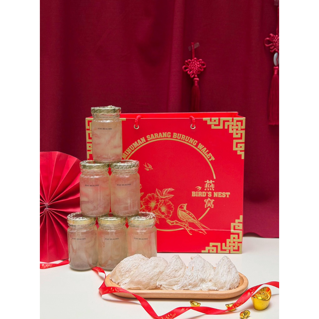 OrientalBirdnest-Isi6BotolBirdnest-PackagingHampersMewah.Isi130ML/Botol