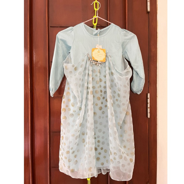 Princessa Flami - Pakaian muslim gamis dress anak Free hijab
