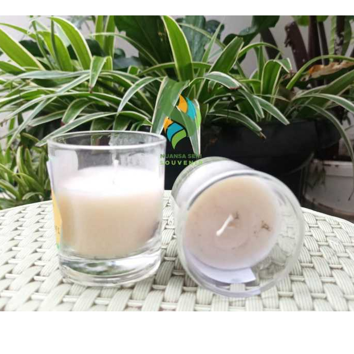 Souvenir Gelas Kaca Minum Gelas LU Sloki Cangkir Jamu Kaca Kecil Gelas Lilin Gelas Parfum