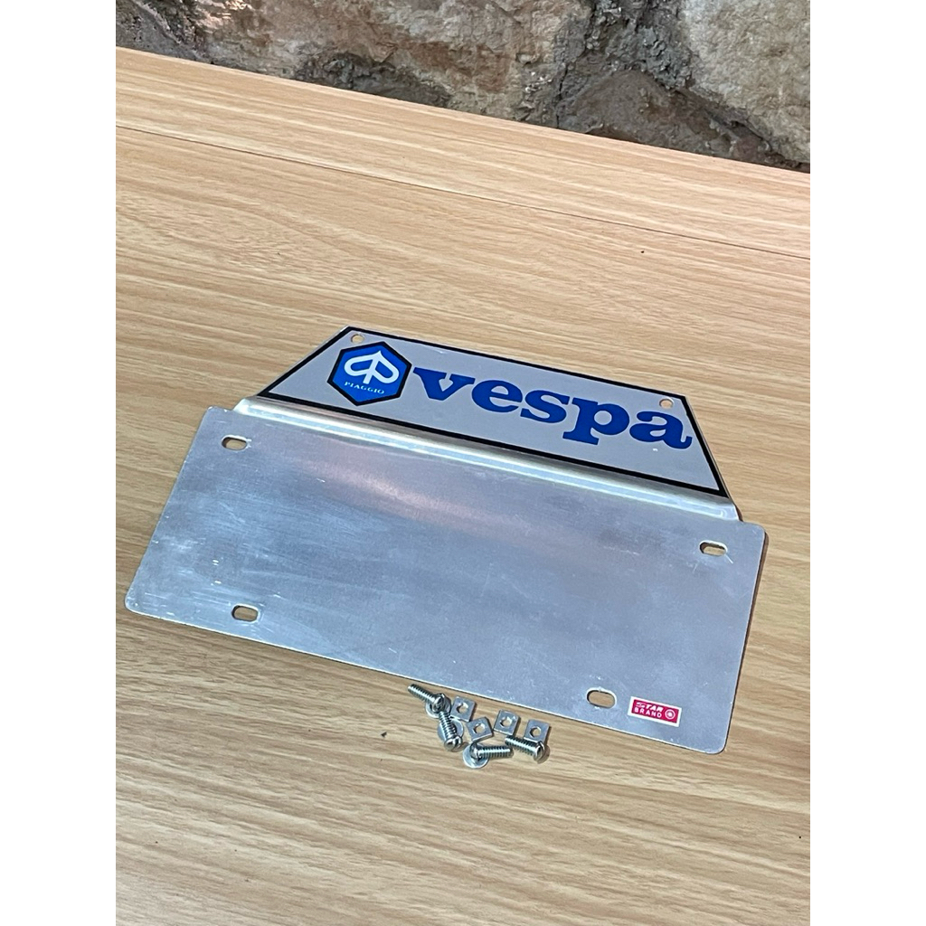 Frame Plat Nomor Vespa