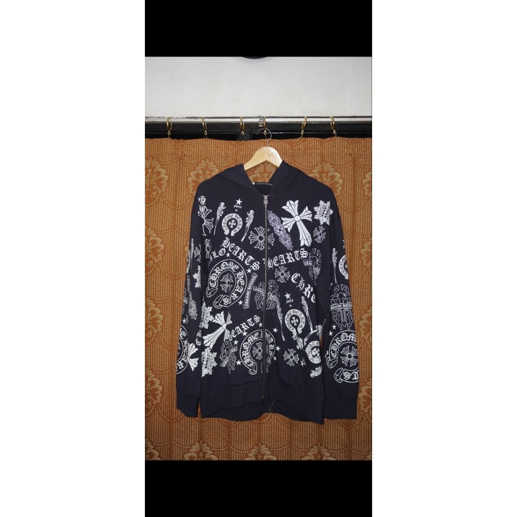 Hoodie Zipper Chrome hearts