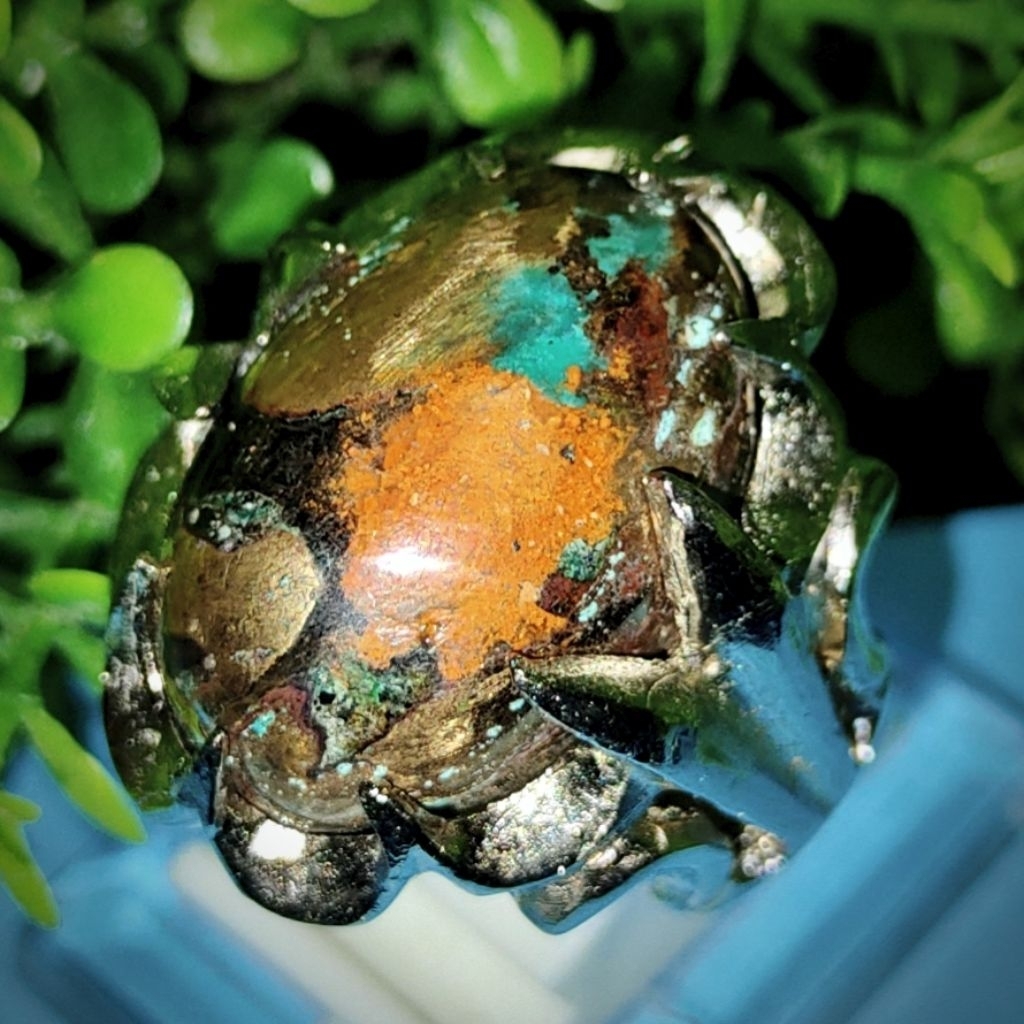 Akik damarwulan badar emas pancawarna super 004