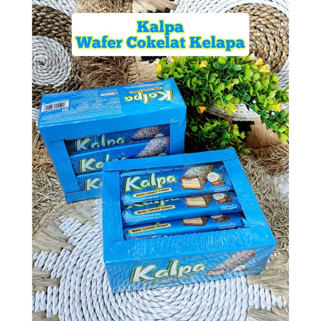 kalpa share it big share pack /KALPA WAFER COKLAT KELAPA 22 gram/kalpa Toples|KALPA WAFER COKLAT KEL