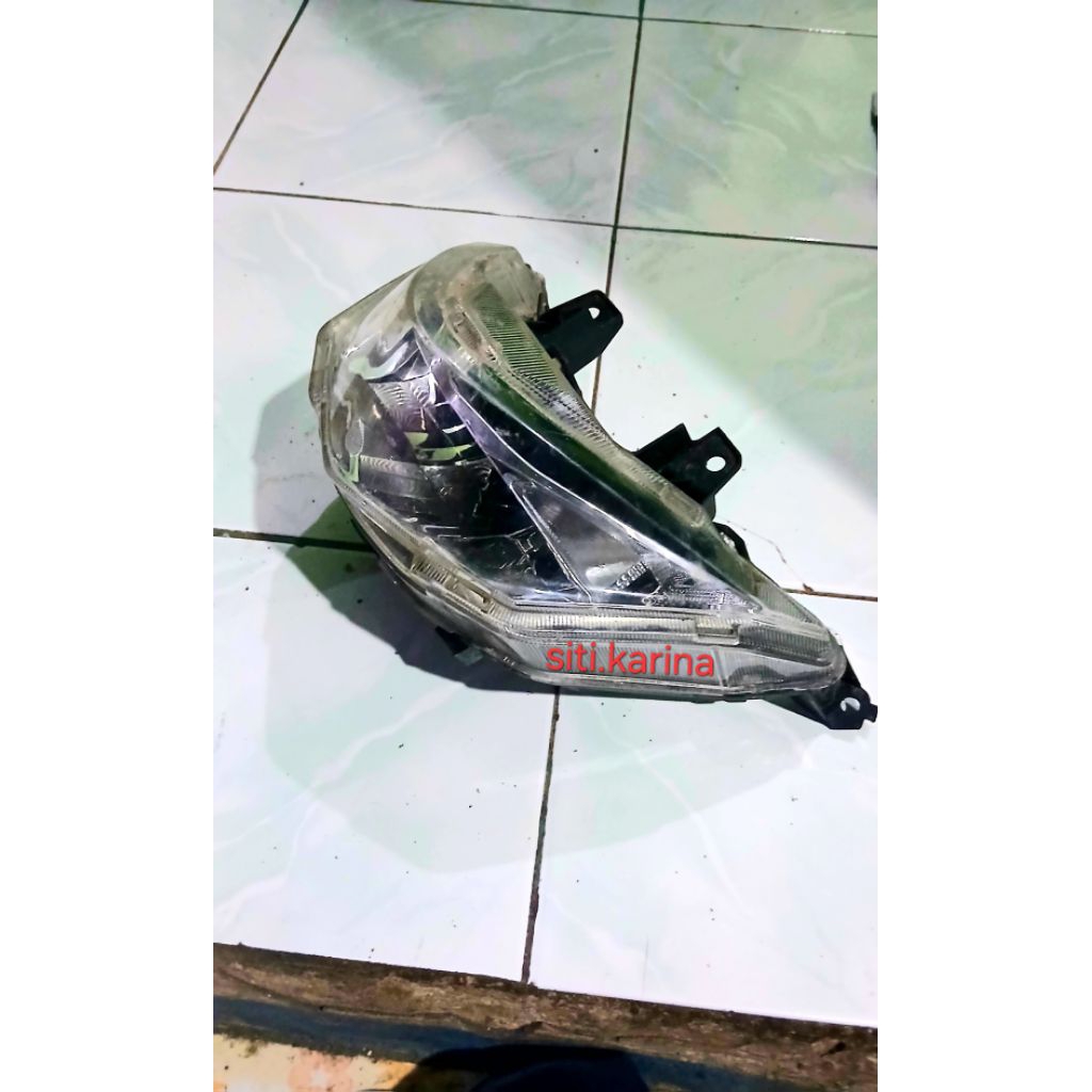 REFLEKTOR LAMPU DEPAN BEAT LED DELUXE BEAT STREET LED K1A 2020 2021 2022 2023 Original.Copotan motor