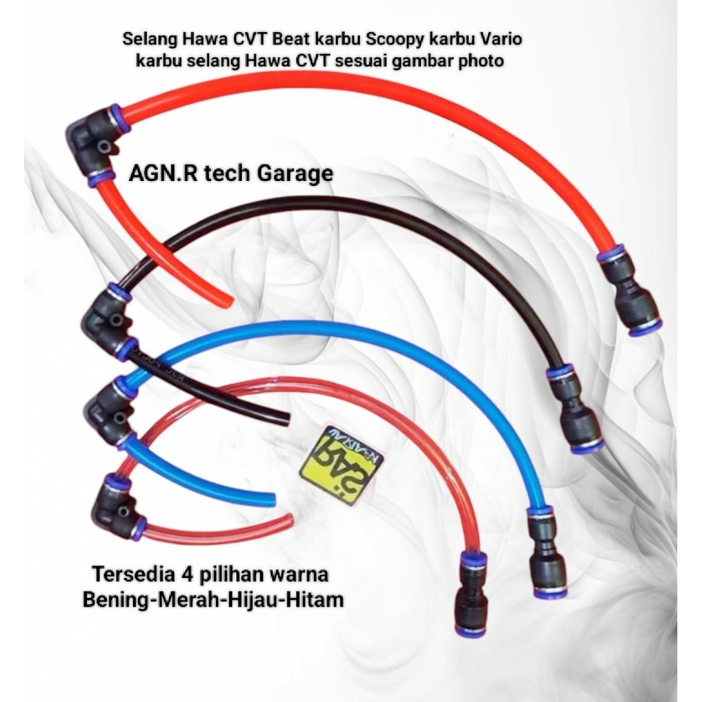 Selang Hawa CVT Beat karbu Scoopy karbu Vario karbu selang Hawa CVT sesuai gambar photo