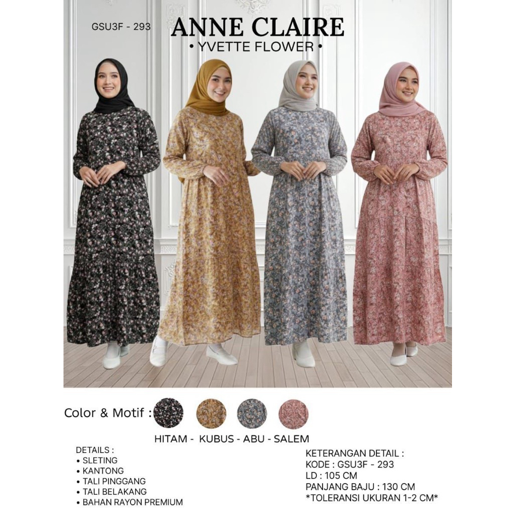 ANNE CLAIRE GAMIS RAYON REGULER