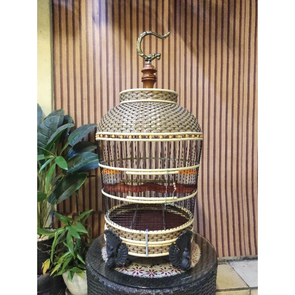 Sangkar burung perkutut ruji fiber