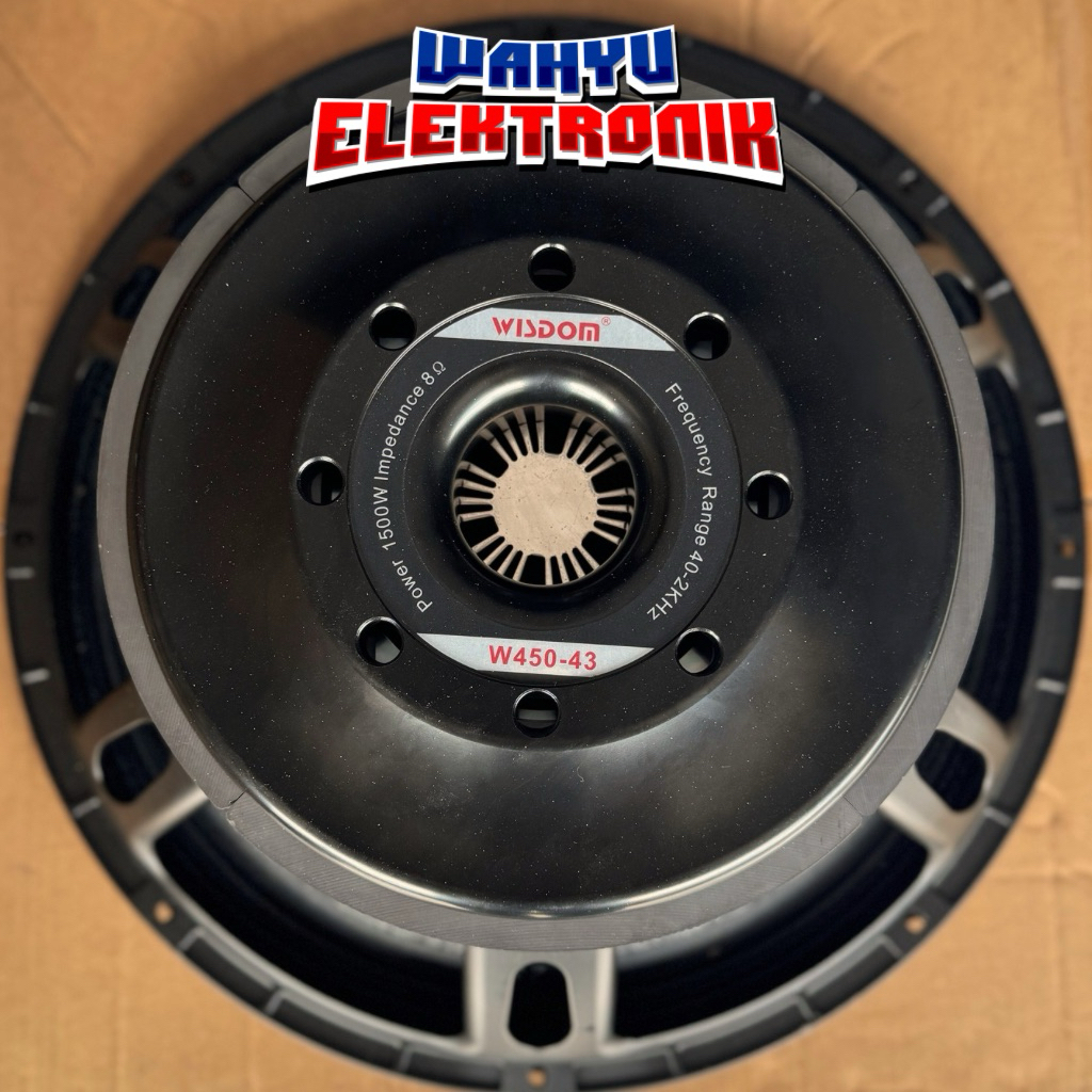 Speaker Wisdom 18W450-43 // Speaker Original Wisdom w450-43 // Speaker 18inch Subwoofer