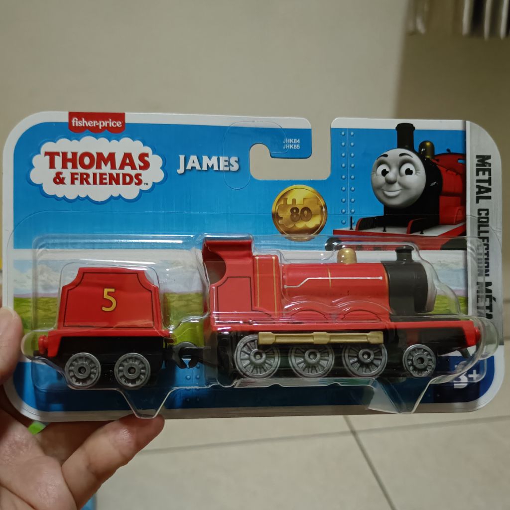 Thomas and Friends diecast James/Henry edisi anniversary 80th