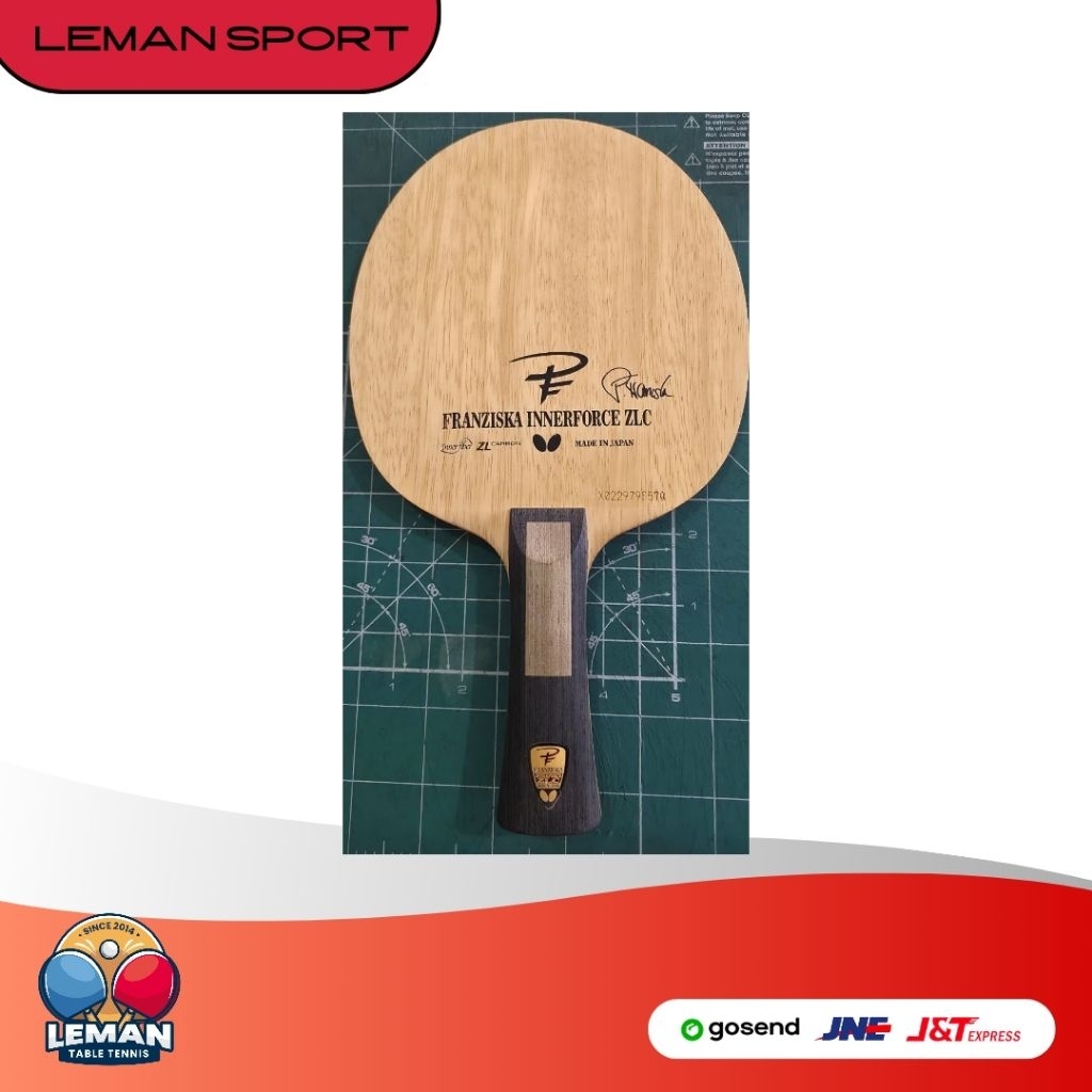 Kayu Butterfly Patrick Franziska Innerforce ZLC Handle FL / Bet Pingpong Tenis Meja (BEKAS)