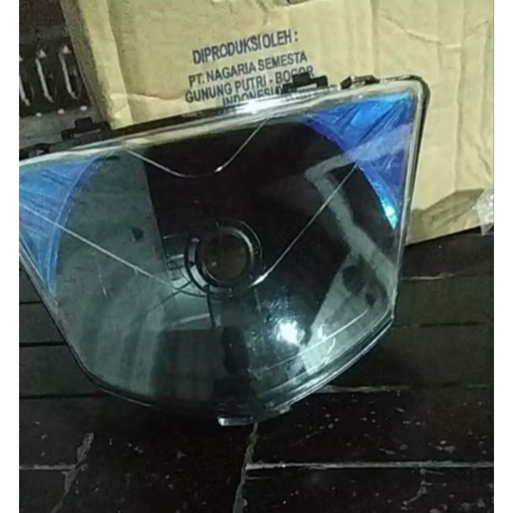Headlamp Reflektor Depan Jupiter MX Lama Custom Hitam