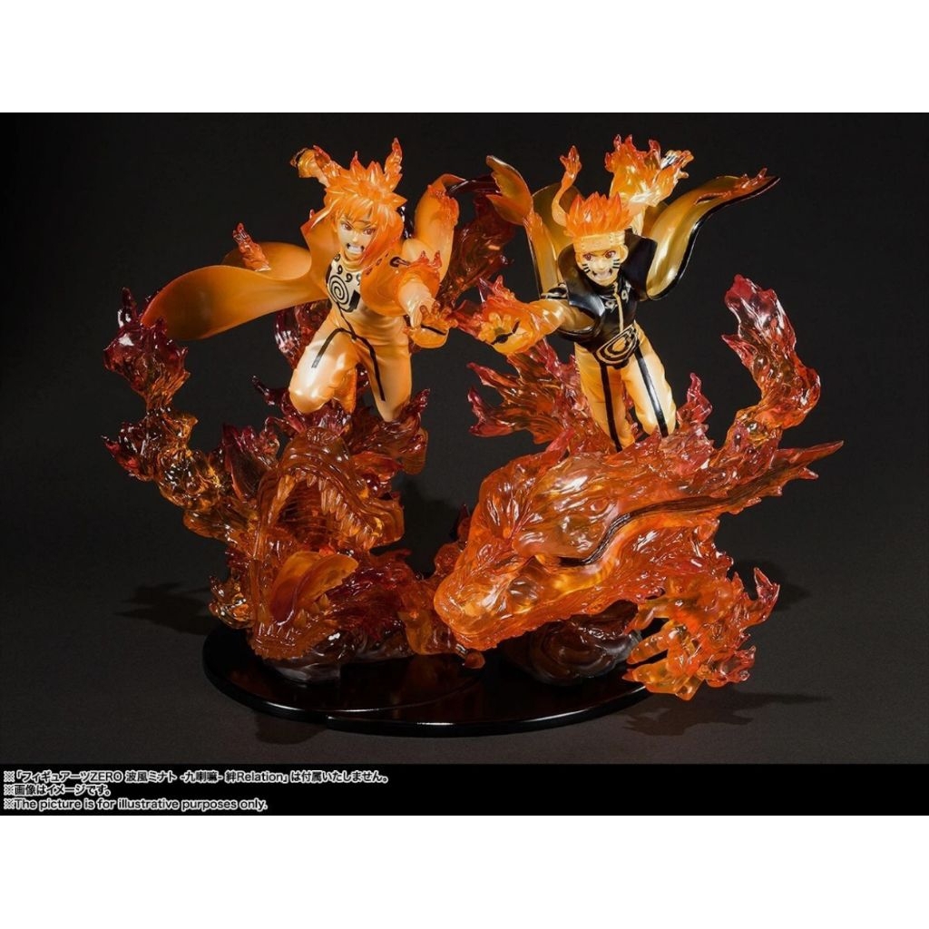 fzo figuarts zero naruto minato kizuna relation kyubi mode original bandai figure statue