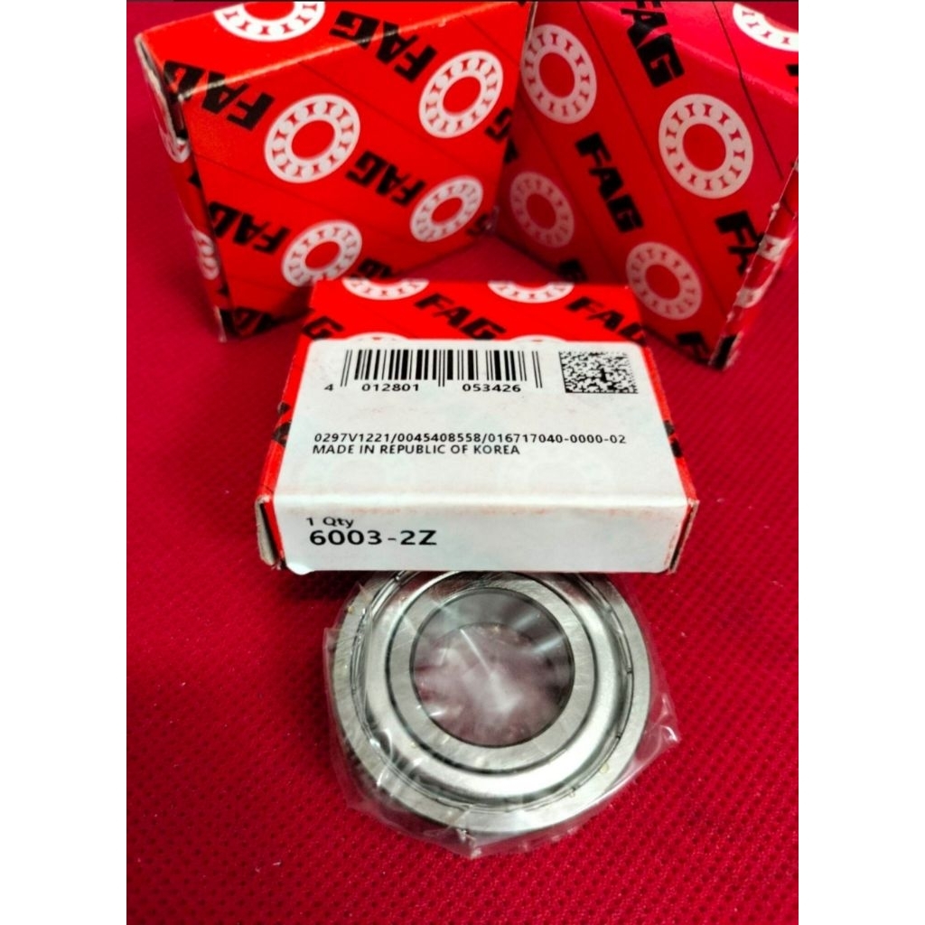 LAHER BALL BEARING 6003 ZZ 2ZE FAG