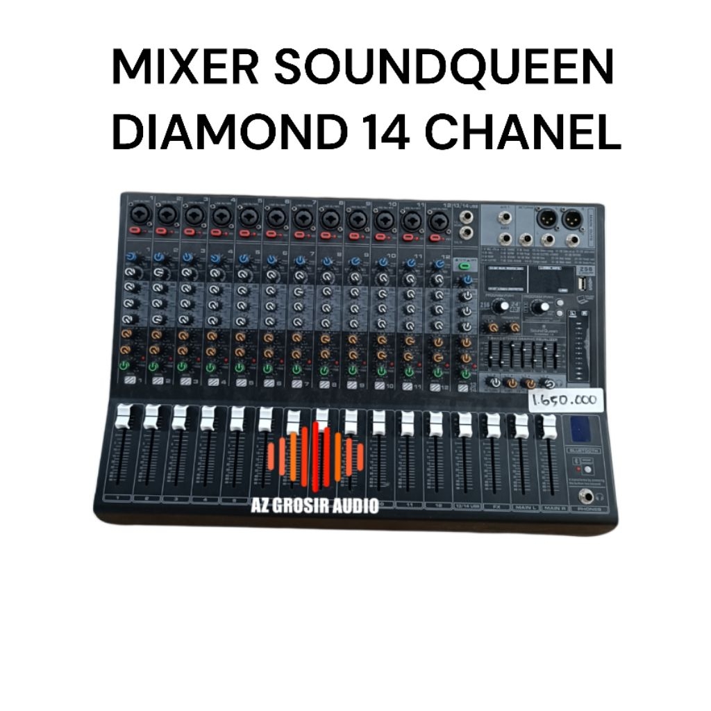 Mixer soundqueen diamond 14 Chanel mixer soundqueen 14 chanel