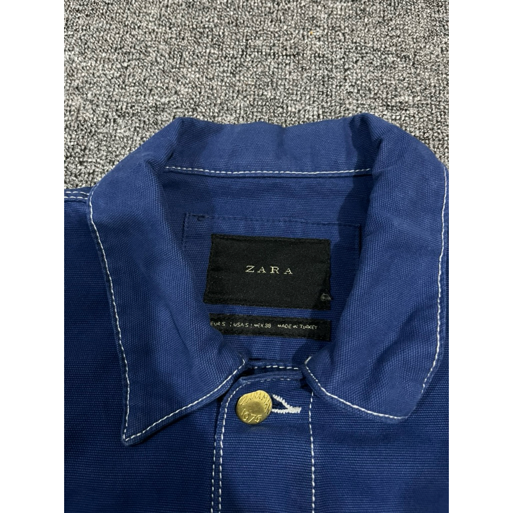 ORIGINAL Zar4 Blue French Work Wear Chore Jacket