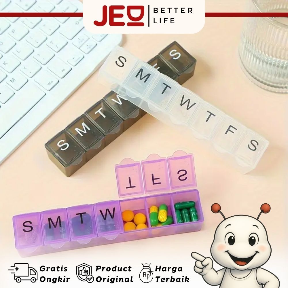 JEDI Kotak Obat / Tempat Obat / Tempat Obat Harian / Kotak Obat Harian / Medicine Box / Kotak Obat 7