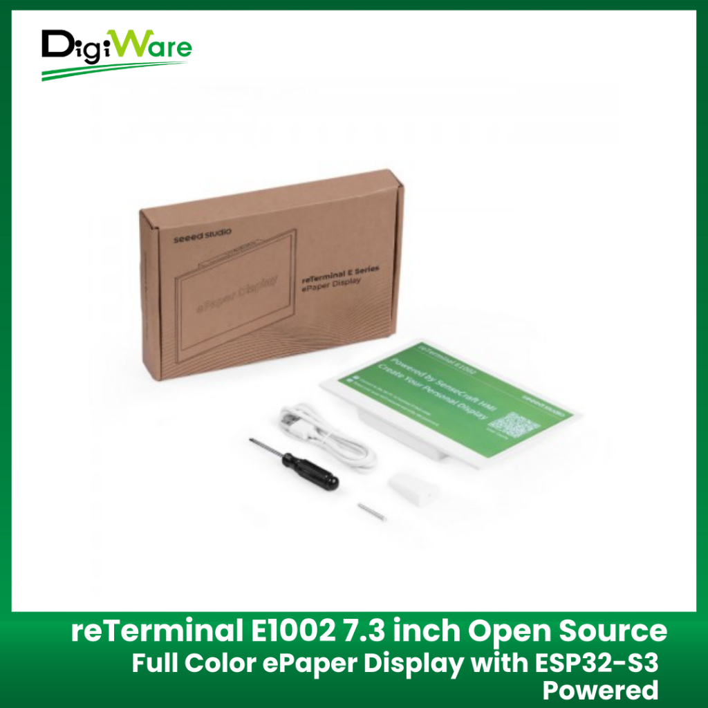 reTerminal E1002 7.3 inch Open Source Full Color ePaper Display with ESP32-S3 Powered